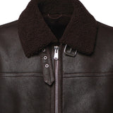 Giacca in pelle e shearling JU026 PL0547UXXX737 DONDUP 