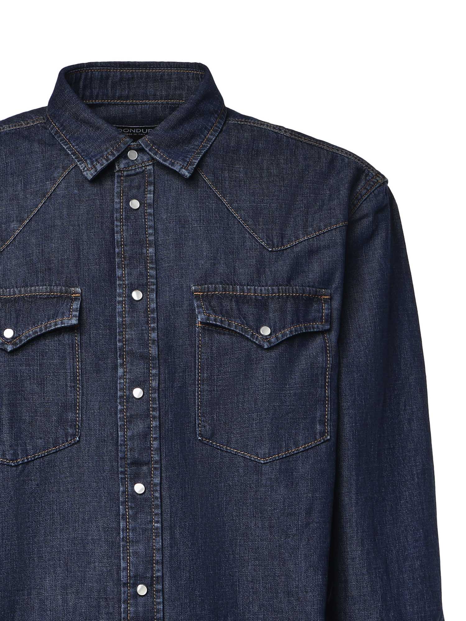 Camicia in denim UC343R DF0272UMY4800 DONDUP 