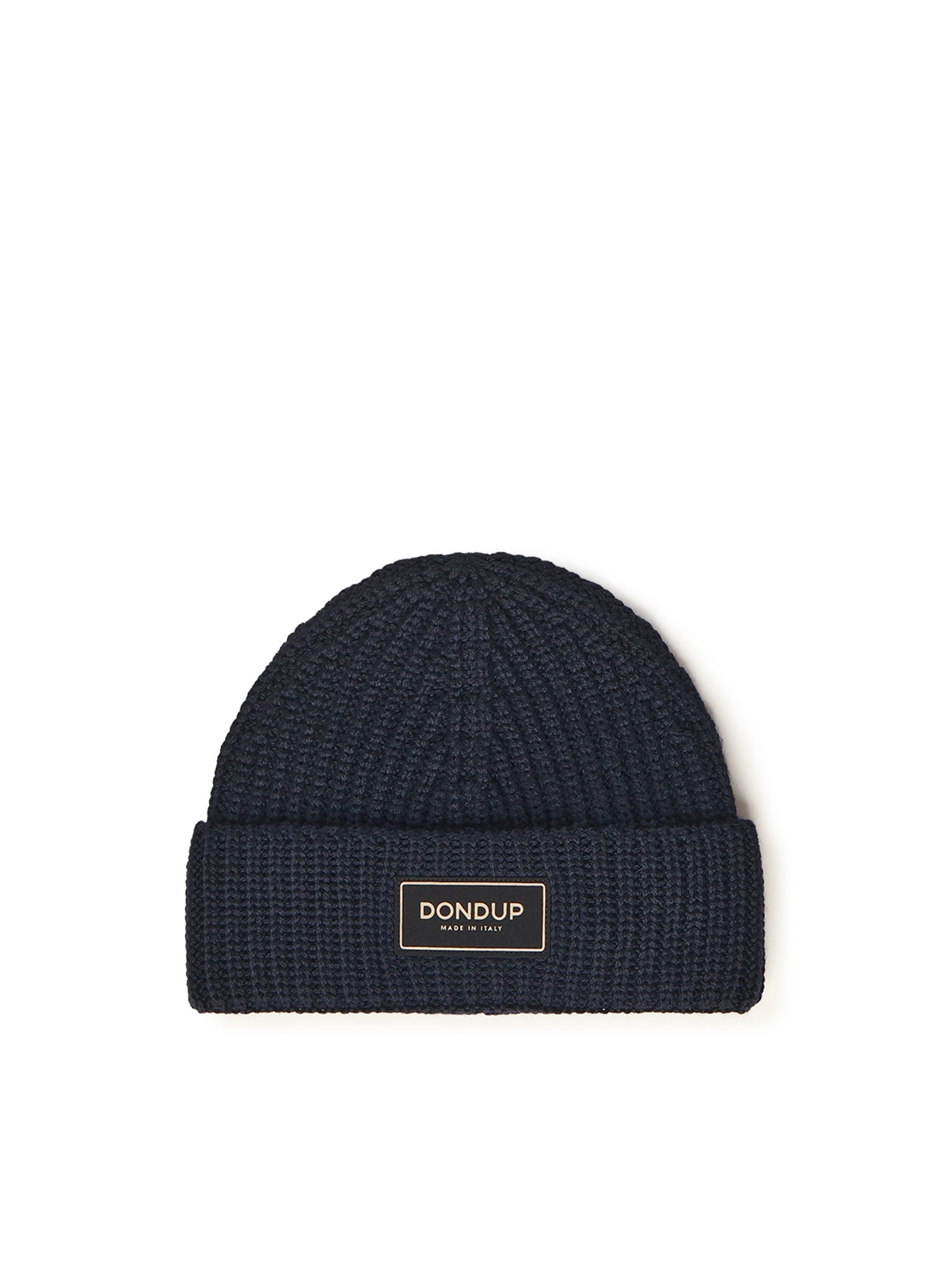 Cappello in lana con logo UQ065 Y00474UXXX890 DONDUP 