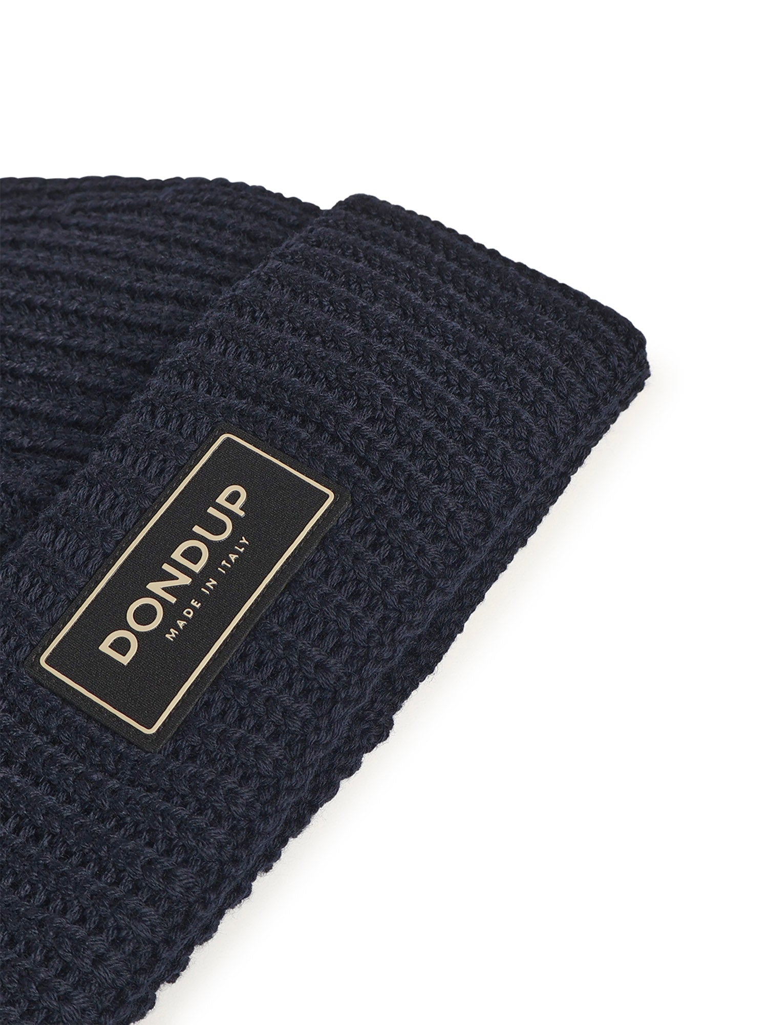 Cappello in lana con logo UQ065 Y00474UXXX890 DONDUP 