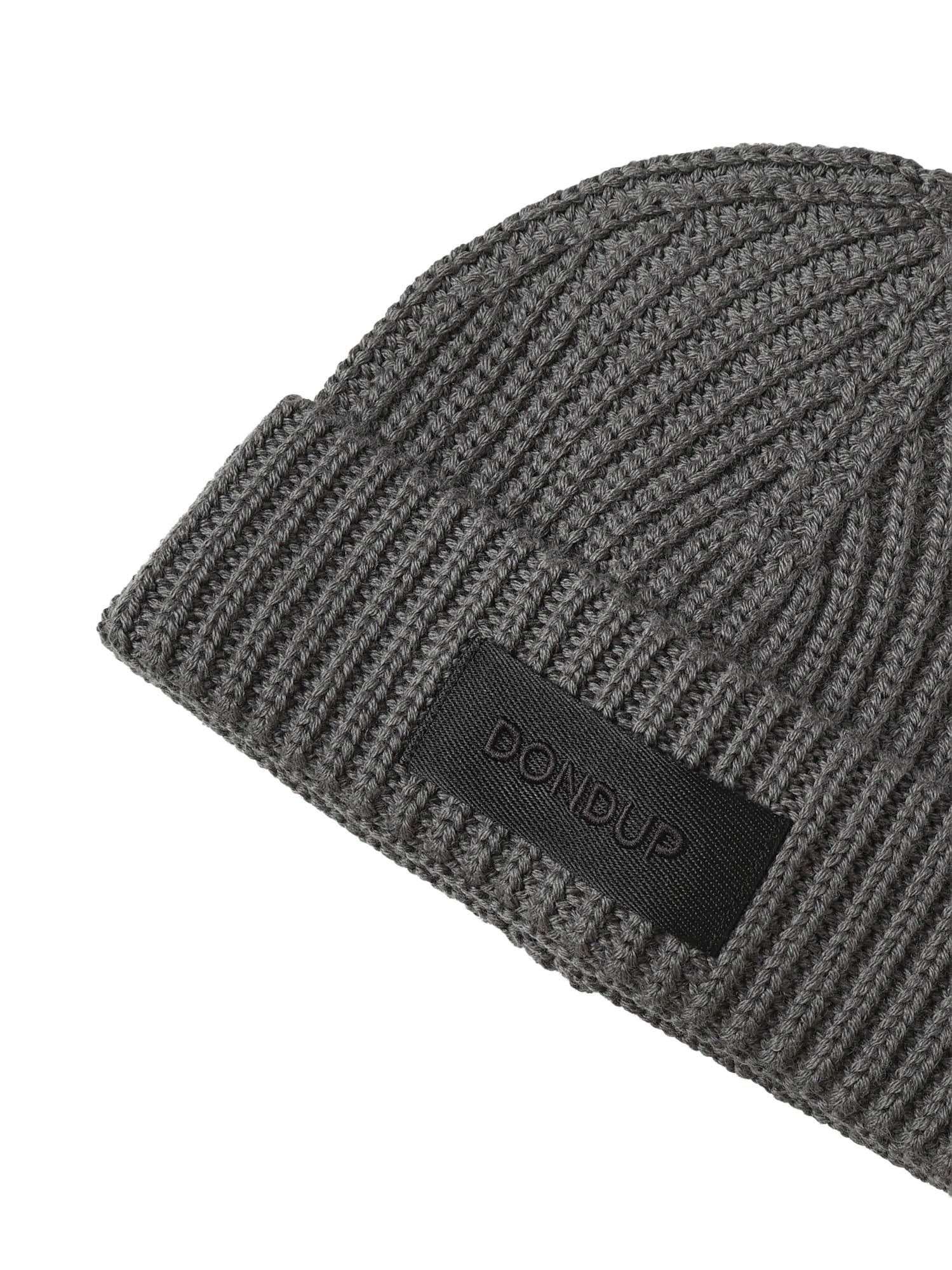 Cappello in lana con logo UQ065 Y00474UXXX943 DONDUP 