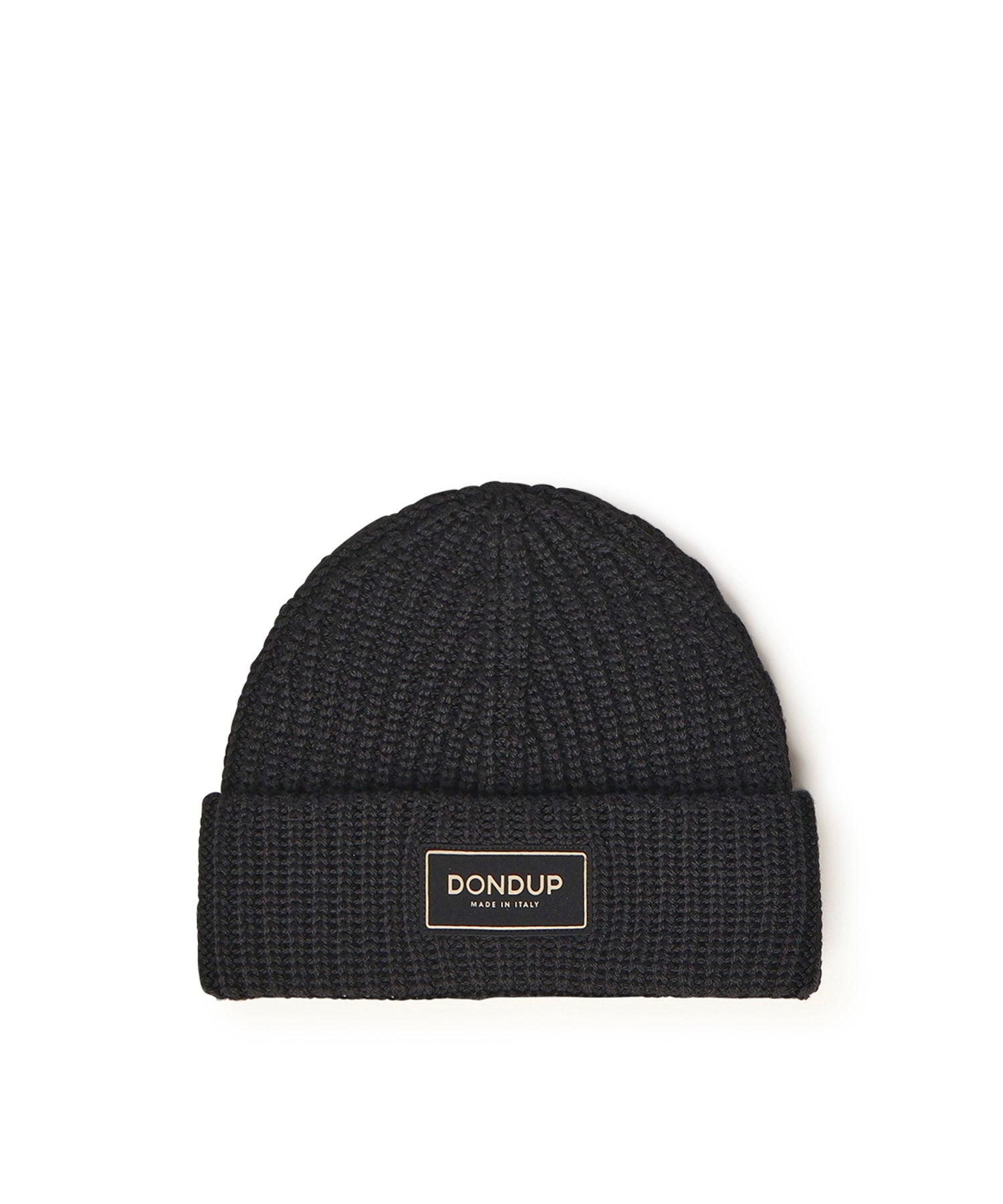 Cappello in lana con logo UQ065 Y00474UXXX999 DONDUP 