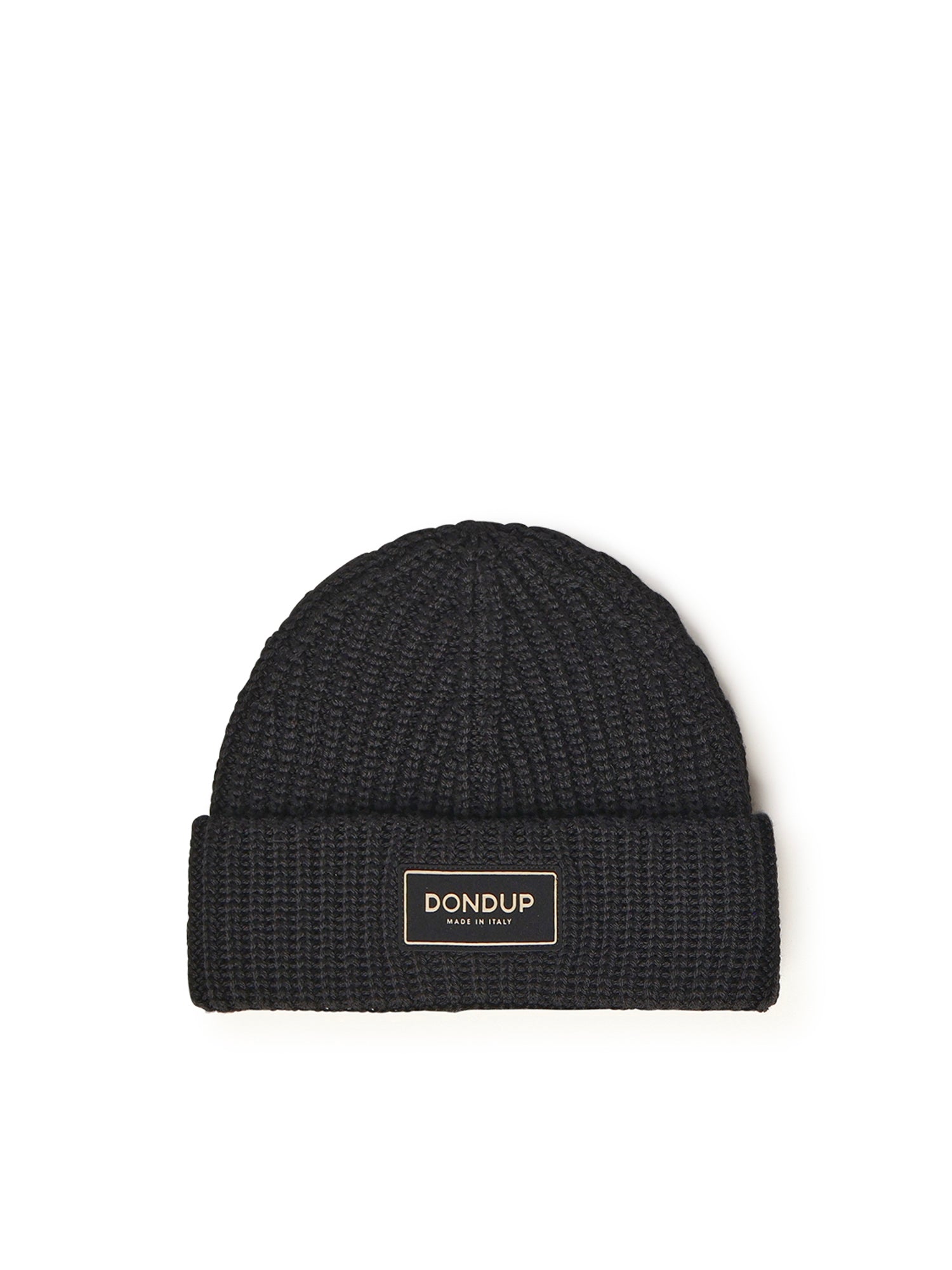 Cappello in lana con logo UQ065 Y00474UXXX999 DONDUP 