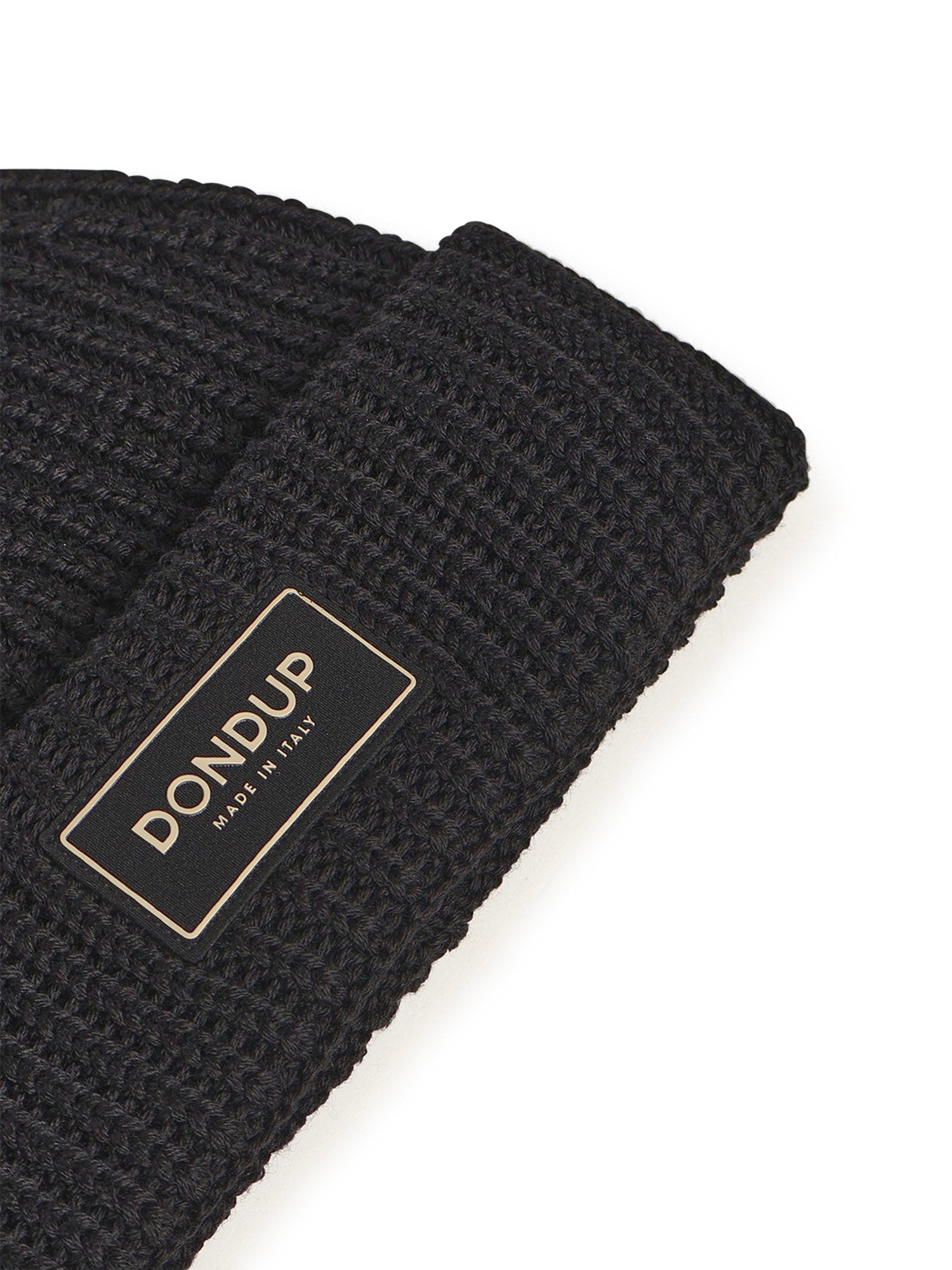 Cappello in lana con logo UQ065 Y00474UXXX999 DONDUP 