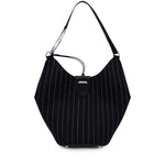 Borsa Small hobo in fresco di lana gessato WB320 ES0080D999 DONDUP 