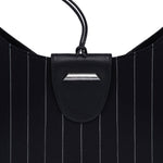 Borsa Small hobo in fresco di lana gessato WB320 ES0080D999 DONDUP 