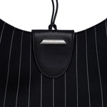 Borsa Big hobo in fresco di lana gessato WB321 ES0080D999 DONDUP 