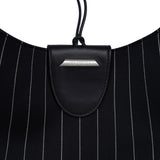 Borsa Big hobo in fresco di lana gessato WB321 ES0080D999 DONDUP 