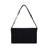 Clutch in fresco di lana gessato WB322 ES0080D999 DONDUP 