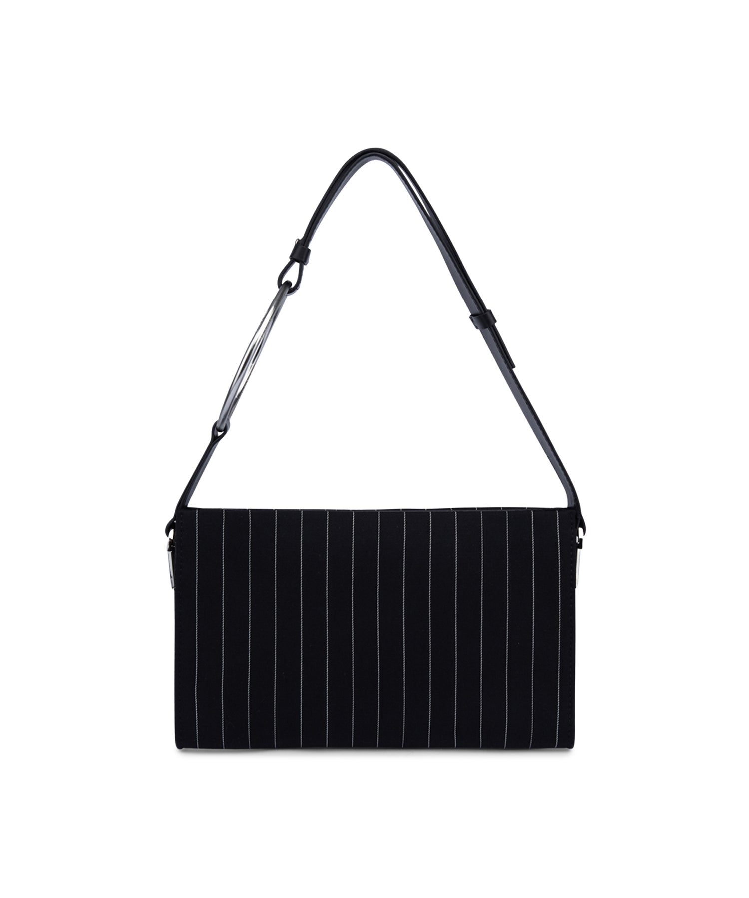 Clutch in fresco di lana gessato WB322 ES0080D999 DONDUP 