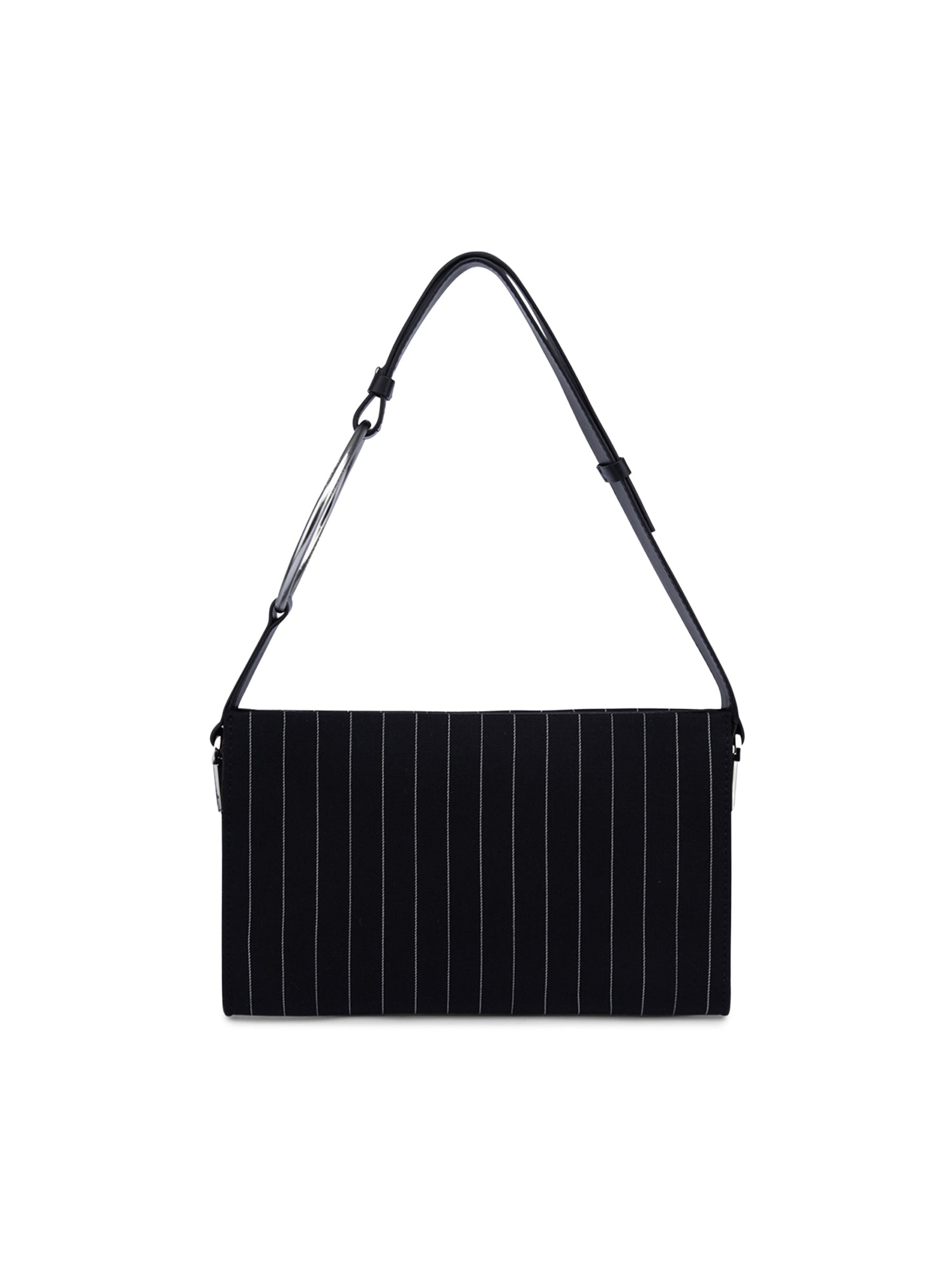 Clutch in fresco di lana gessato WB322 ES0080D999 DONDUP 