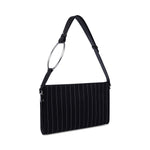 Clutch in fresco di lana gessato WB322 ES0080D999 DONDUP 
