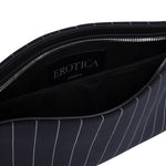 Clutch in fresco di lana gessato WB322 ES0080D999 DONDUP 