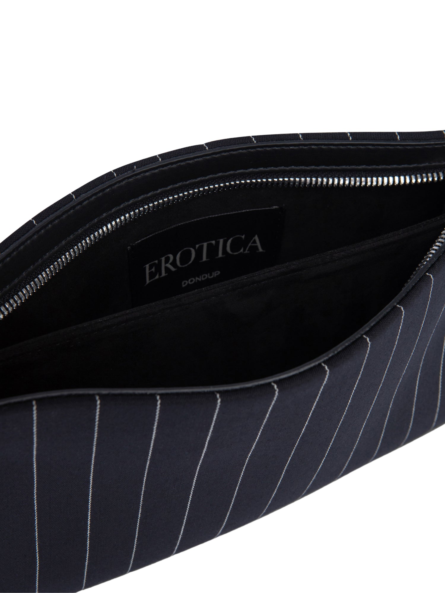 Clutch in fresco di lana gessato WB322 ES0080D999 DONDUP 