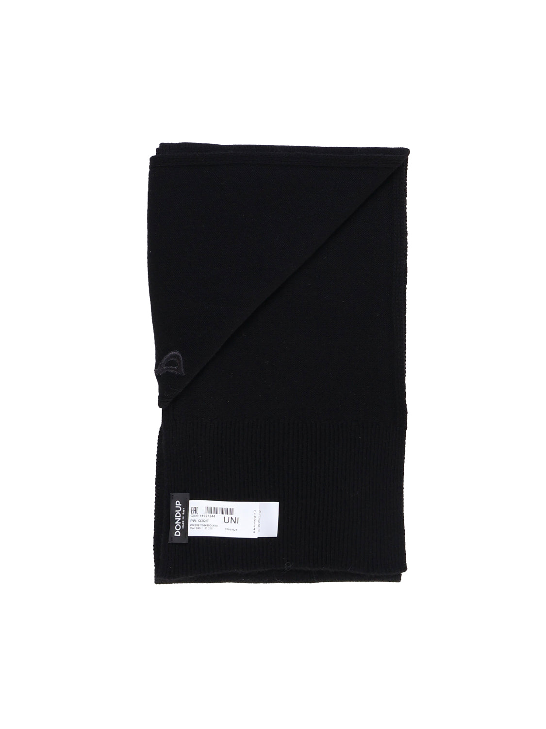 Sciarpa in cashmere con logo WK288 Y00480DXXX999 DONDUP 