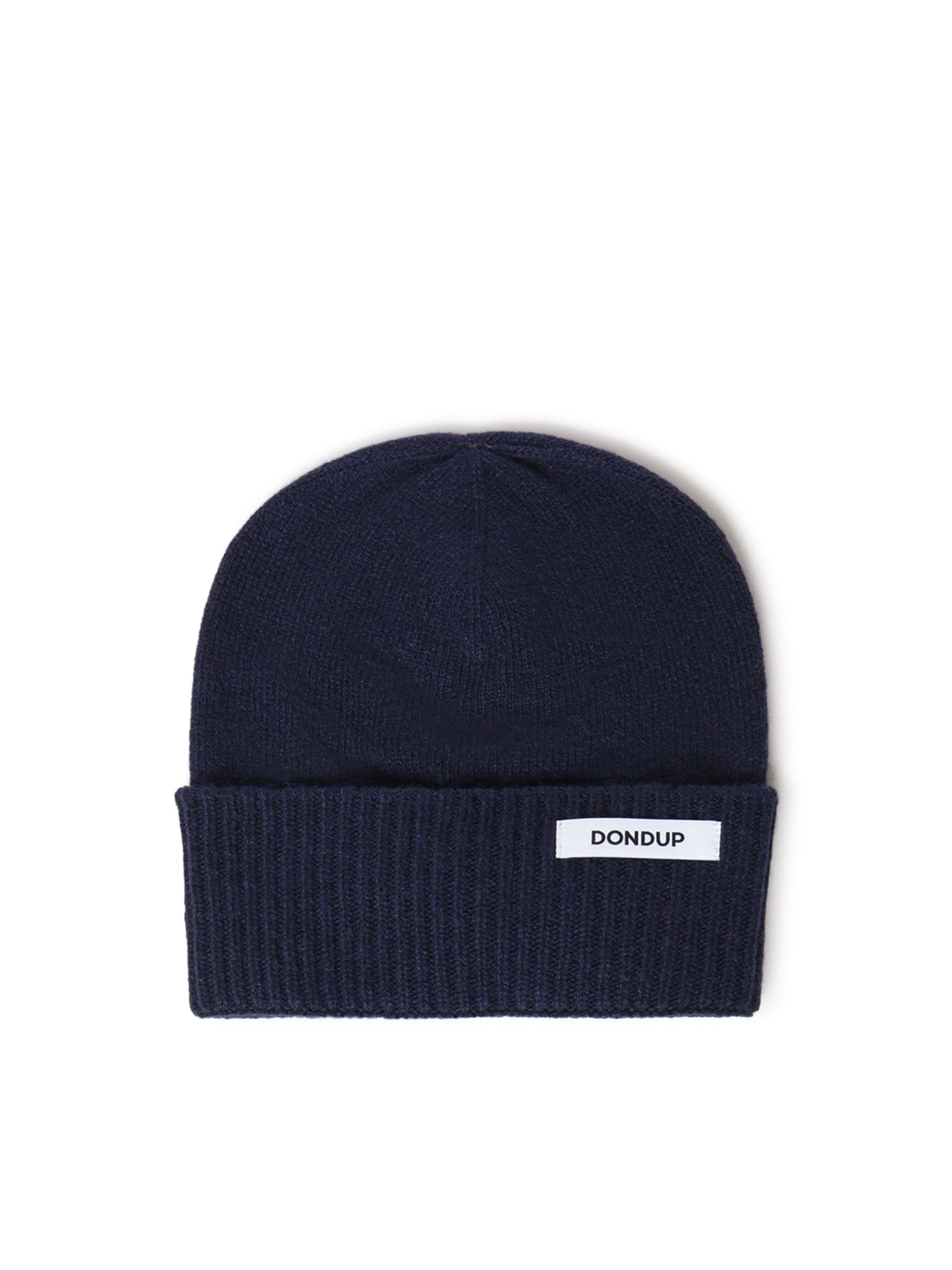 Beanie in cashmere con logo WQ133 Y00480DXXX890 DONDUP 