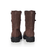 Anfibi in crosta WS356 PL0659DXXX721 DONDUP 