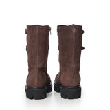 Anfibi in crosta WS356 PL0659DXXX721 DONDUP 