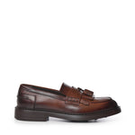 Mocassino con frangia in pelle DU3342BRUXUF188 TM04 DOUCAL'S 