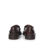 Mocassino con frangia in pelle DU3342BRUXUF188 TM04 DOUCAL'S 