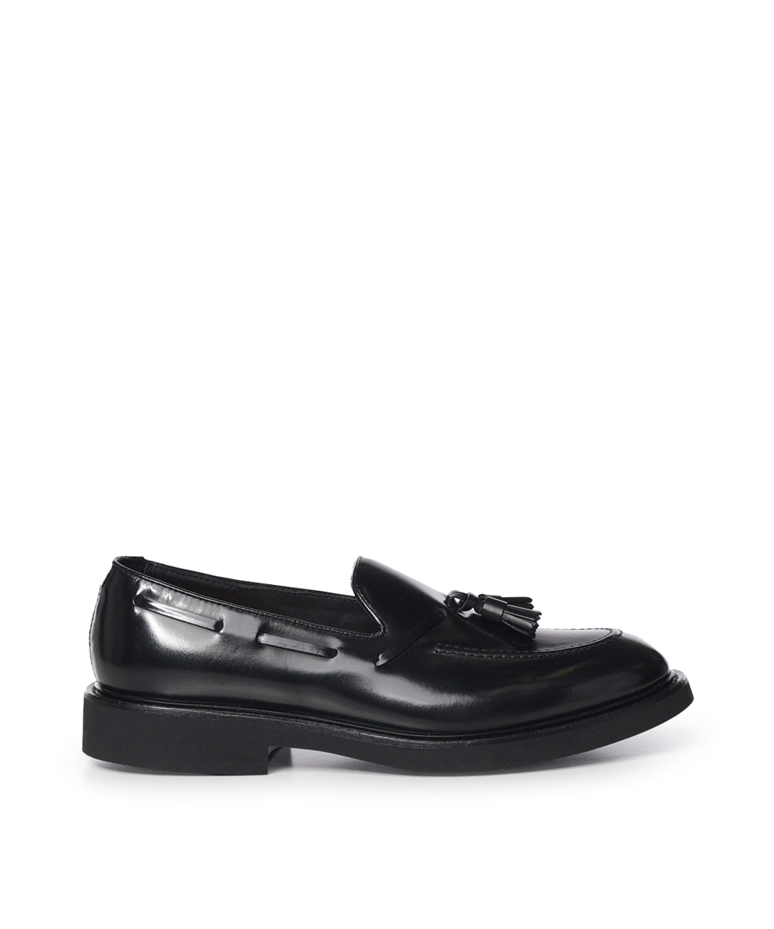 Mocassino con nappine in pelle DU3582GENOUF007 NN00 DOUCAL'S 