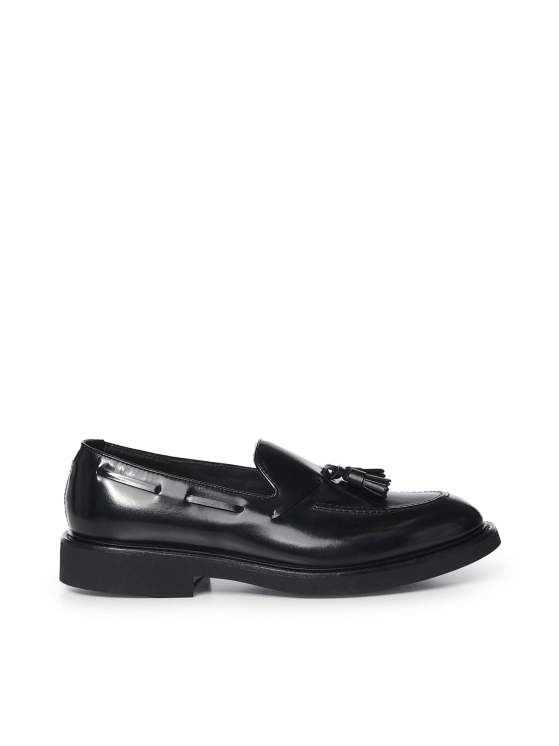 Mocassino con nappine in pelle DU3582GENOUF007 NN00 DOUCAL'S 