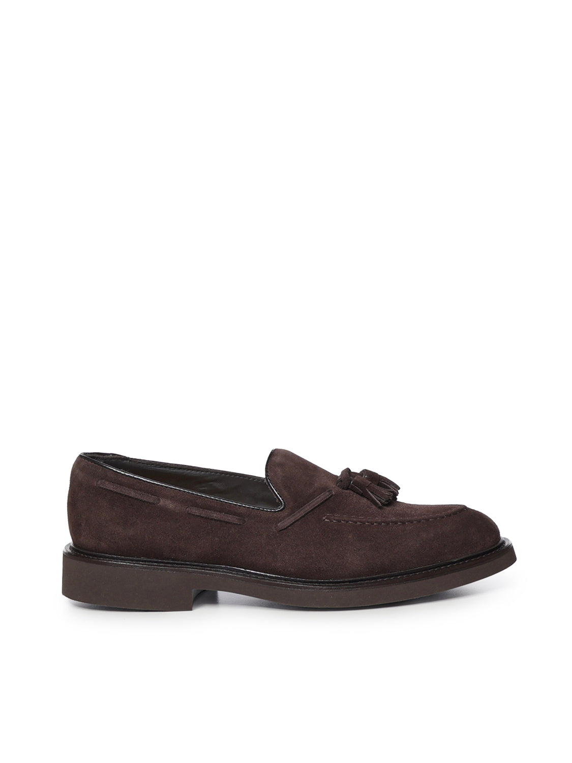 Mocassino con nappine in suede DU3582GENOUF009 TM23 DOUCAL'S 