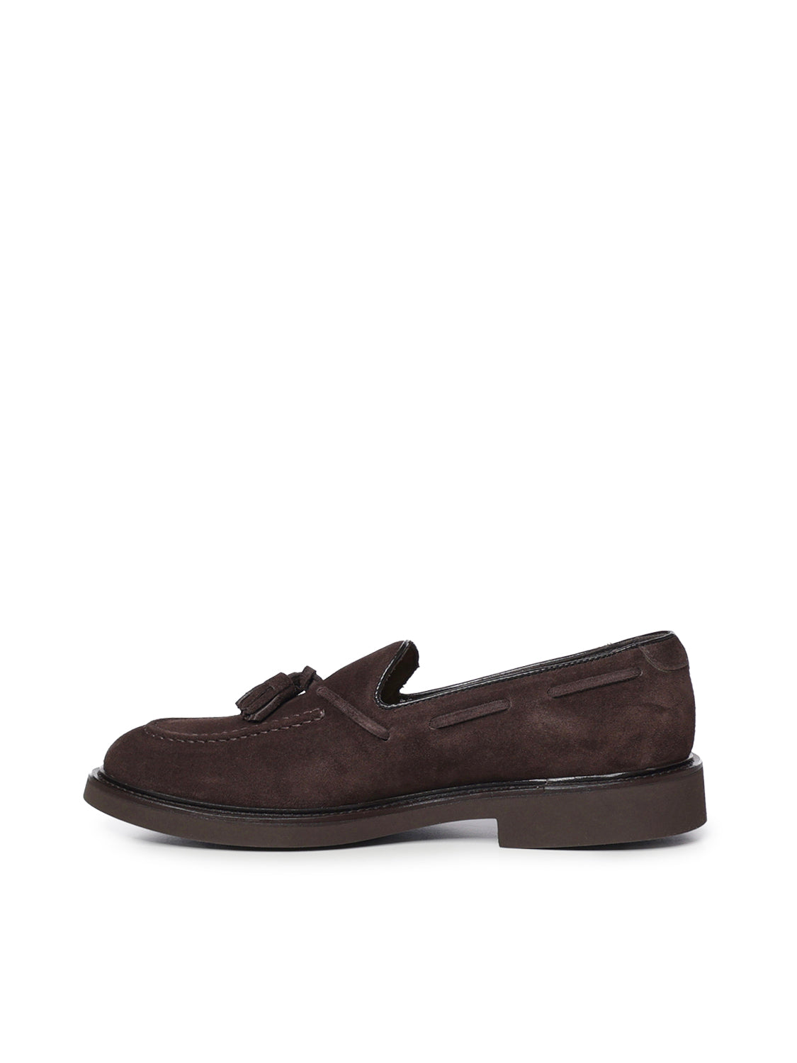 Mocassino con nappine in suede DU3582GENOUF009 TM23 DOUCAL'S 