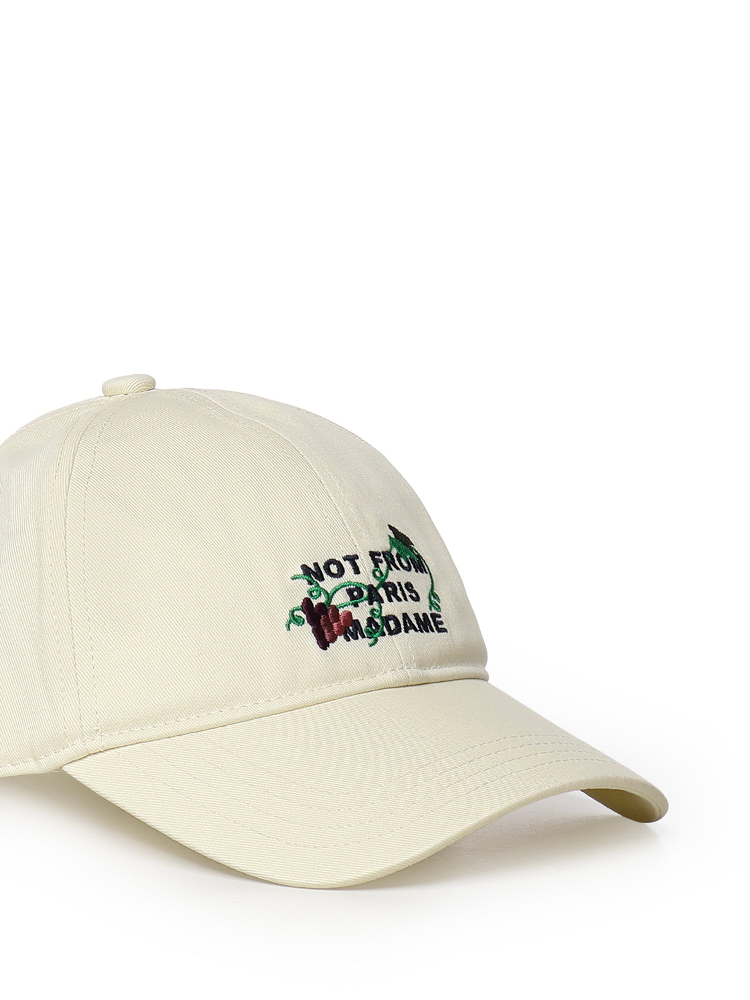 Cappello Slogan in cotone LCP206CO138 OW Drôle de Monsieur 