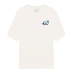 T-shirt in jersey con ricamo Slogan LTS327CO248 OW Drôle de Monsieur 