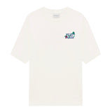 T-shirt in jersey con ricamo Slogan LTS327CO248 OW Drôle de Monsieur 