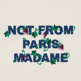 T-shirt in jersey con ricamo Slogan LTS327CO248 OW Drôle de Monsieur 