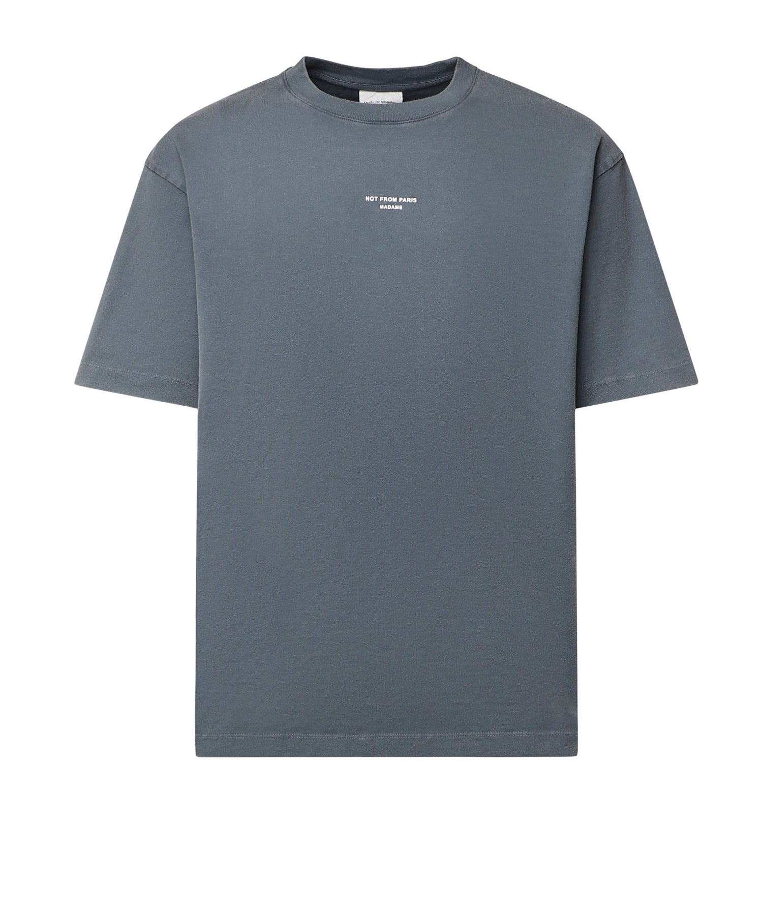 T-shirt Slogan in cotone MTS202CO248 DGR Drôle de Monsieur 