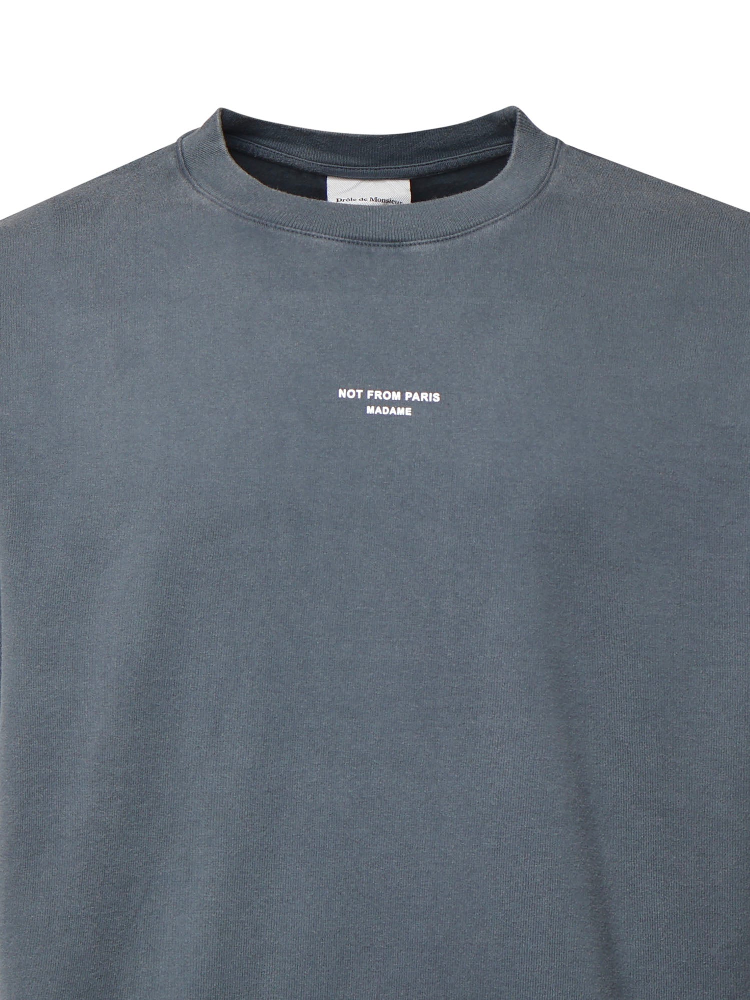 T-shirt Slogan in cotone MTS202CO248 DGR Drôle de Monsieur 