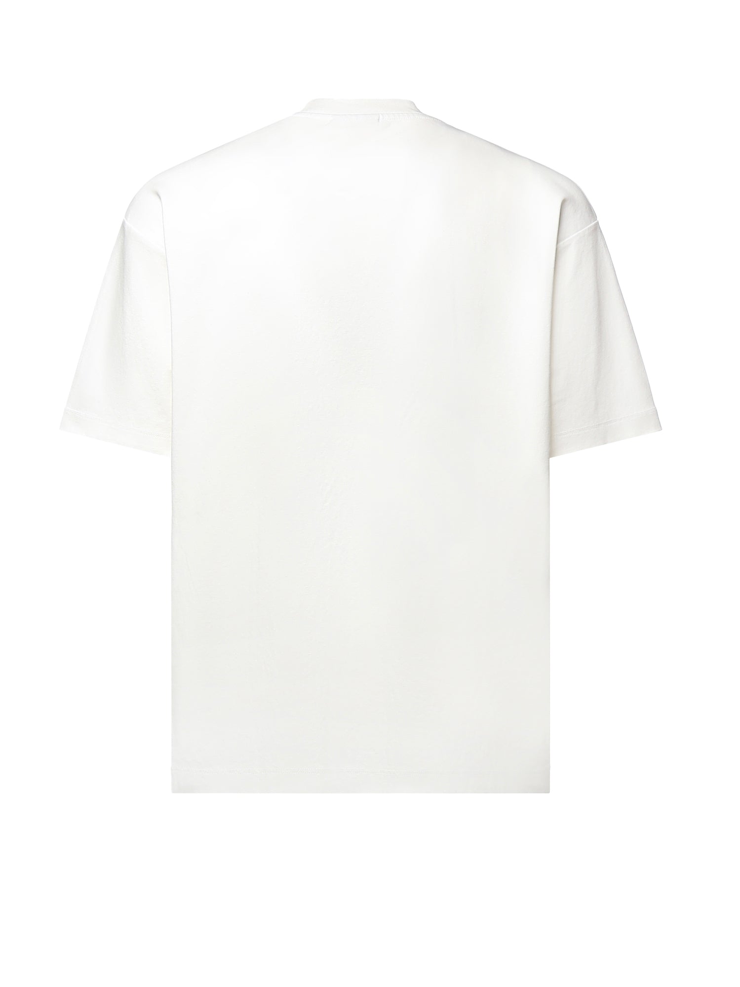T-shirt con stampa in cotone MTS343CO002 OW Drôle de Monsieur 