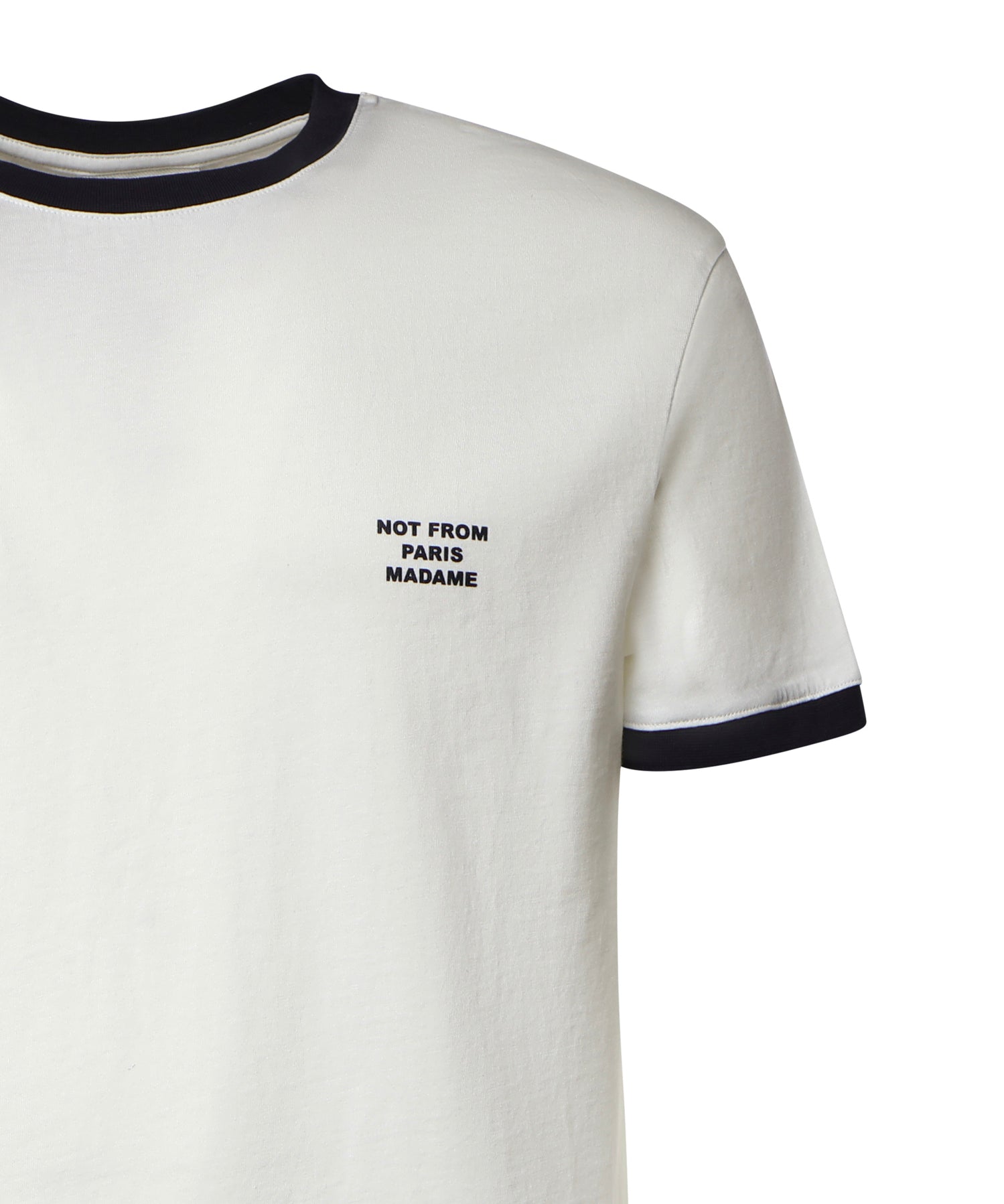 T-shirt in cotone PERMTS339CO311 OW Drôle de Monsieur 