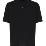 T-shirt Le Slogan Classique in cotone PERMTS202CO002 BL Drôle de Monsieur 