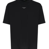 T-shirt Le Slogan Classique in cotone PERMTS202CO002 BL Drôle de Monsieur 