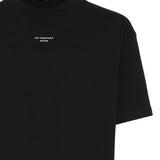 T-shirt Le Slogan Classique in cotone PERMTS202CO002 BL Drôle de Monsieur 