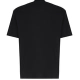 T-shirt Le Slogan Classique in cotone PERMTS202CO002 BL Drôle de Monsieur 