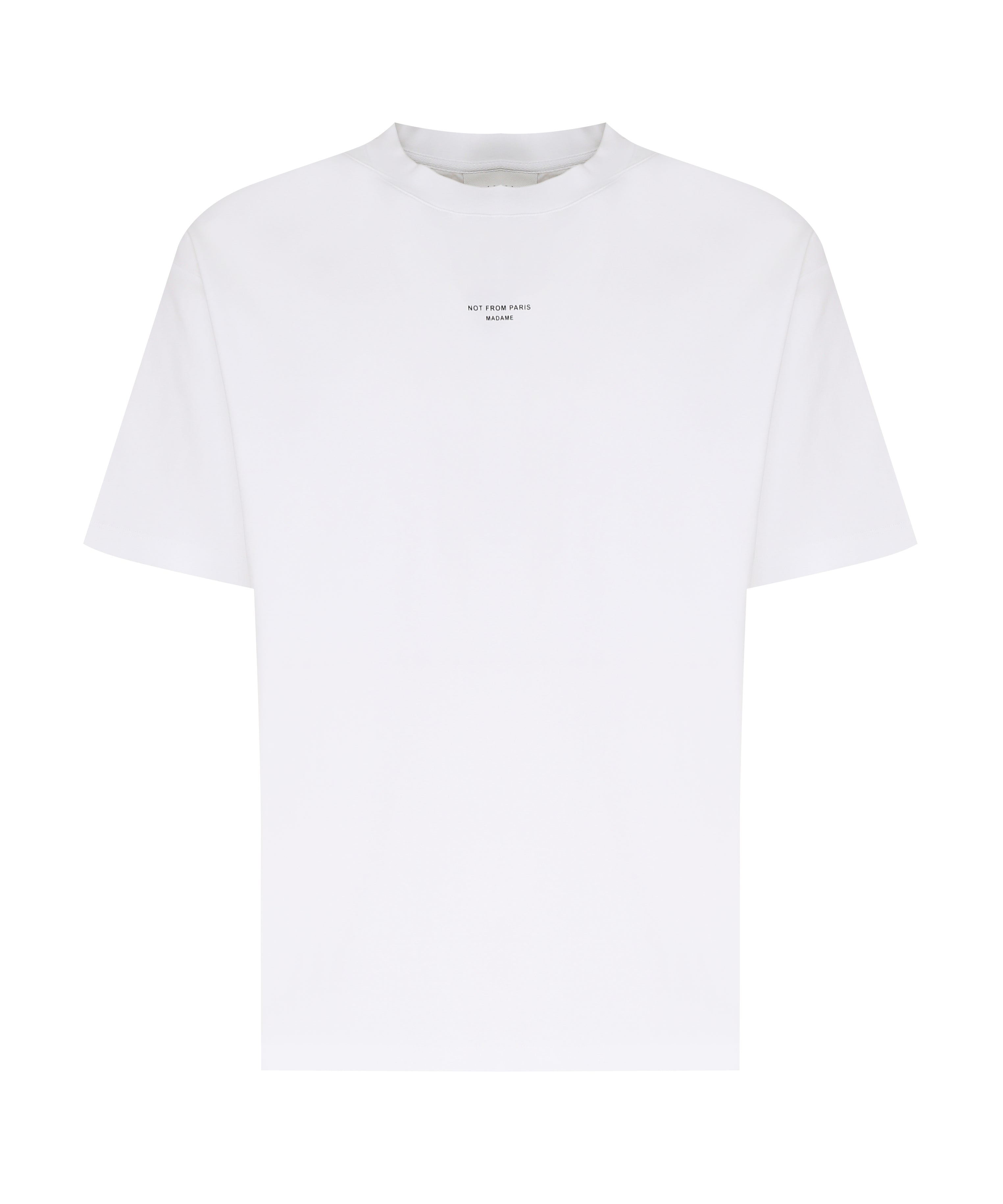 T-shirt Le Slogan Classique in cotone PERMTS202CO002 OPW Drôle de Monsieur 