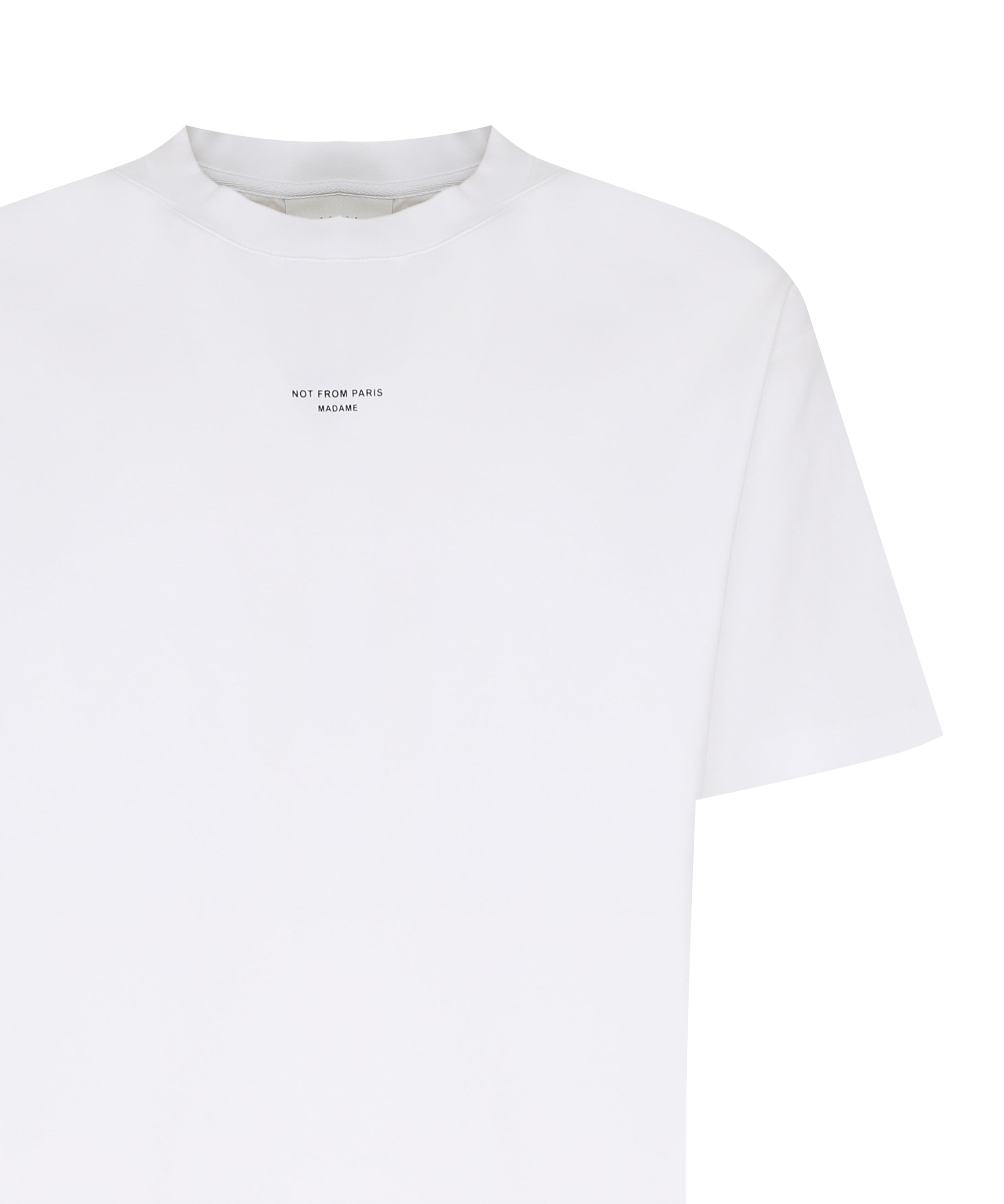 T-shirt Le Slogan Classique in cotone PERMTS202CO002 OPW Drôle de Monsieur 