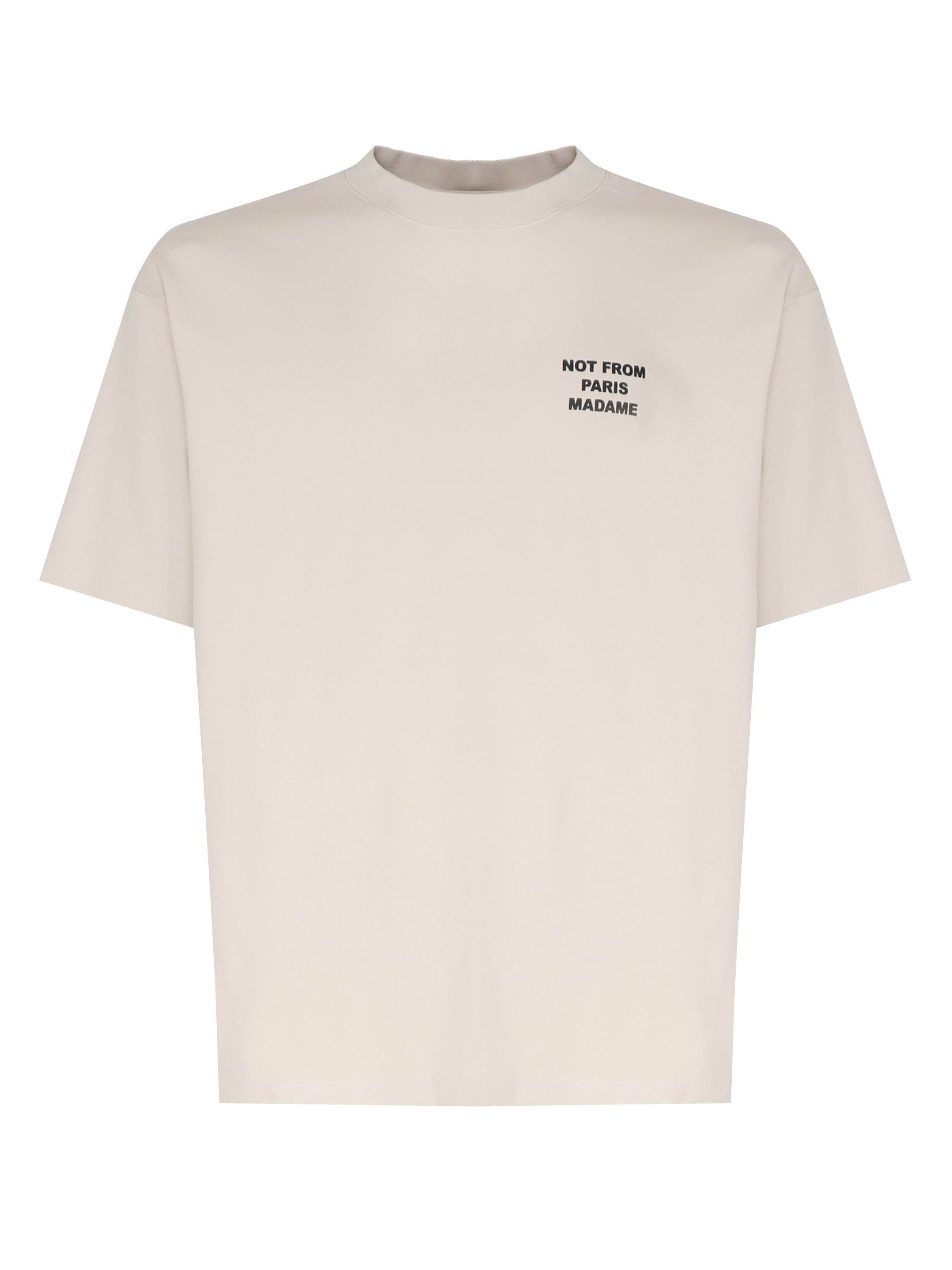 T-shirt Le Slogan Classique in cotone PERMTS203CO002 MT Drôle de Monsieur 