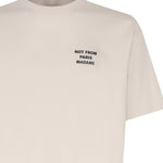 T-shirt Le Slogan Classique in cotone PERMTS203CO002 MT Drôle de Monsieur 