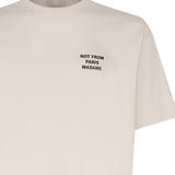 T-shirt Le Slogan Classique in cotone PERMTS203CO002 MT Drôle de Monsieur 