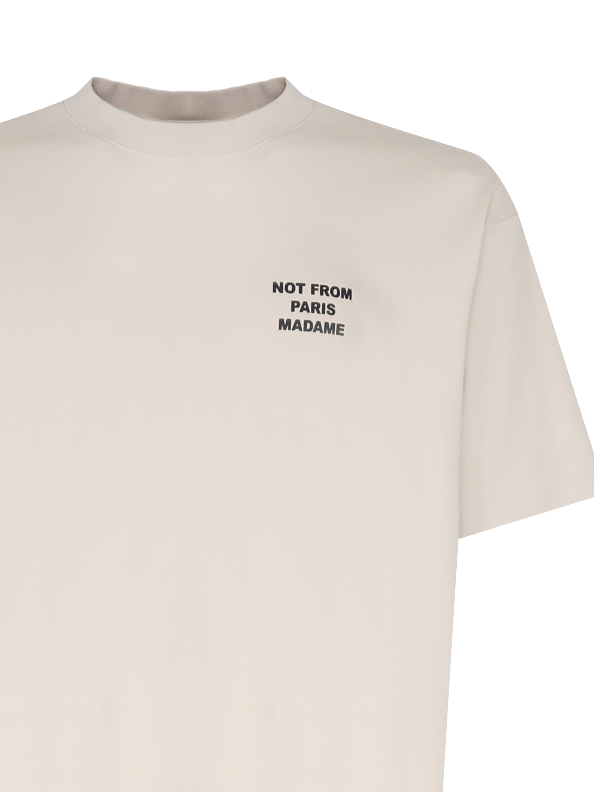 T-shirt Le Slogan Classique in cotone PERMTS203CO002 MT Drôle de Monsieur 