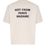 T-shirt Le Slogan Classique in cotone PERMTS203CO002 MT Drôle de Monsieur 
