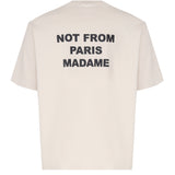 T-shirt Le Slogan Classique in cotone PERMTS203CO002 MT Drôle de Monsieur 