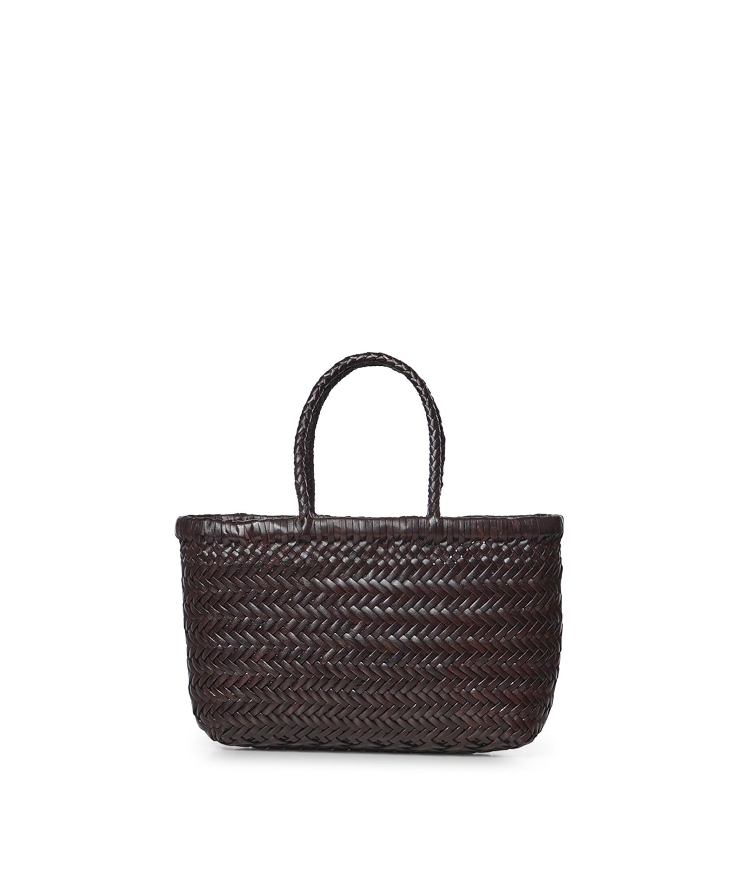 Mini Flat Gora in pelle 8809 DK BROWN DRAGON DIFFUSION 
