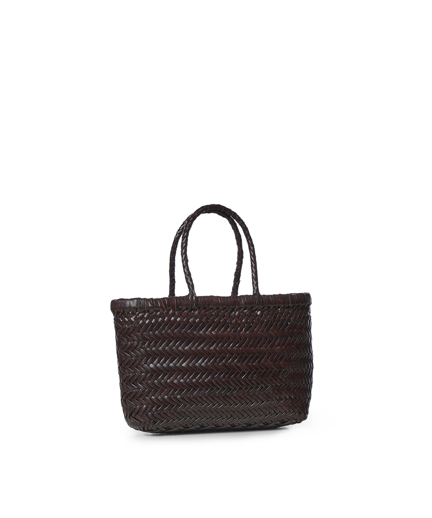 Mini Flat Gora in pelle 8809 DK BROWN DRAGON DIFFUSION 